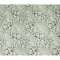 Green Floral Viscose Crepe Fabric 110cm - 0528053