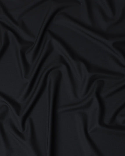 Black Super 160s Italian Wool Suiting