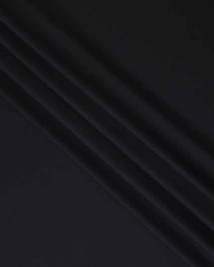 Black Super 160s Italian Wool Suiting