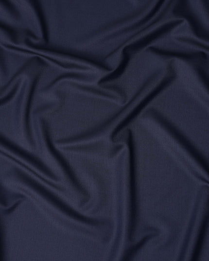 Navy Super 160s Wool Suiting Fabric