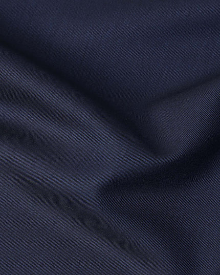 Navy Super 160s Wool Suiting Fabric