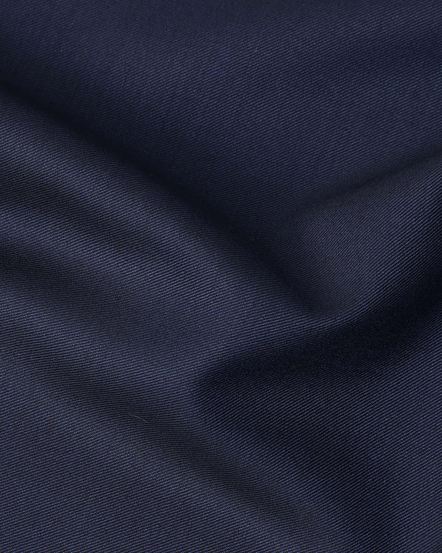 Navy Super 160s Wool Suiting Fabric