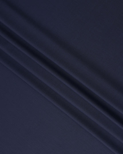 Navy Super 160s Wool Suiting Fabric