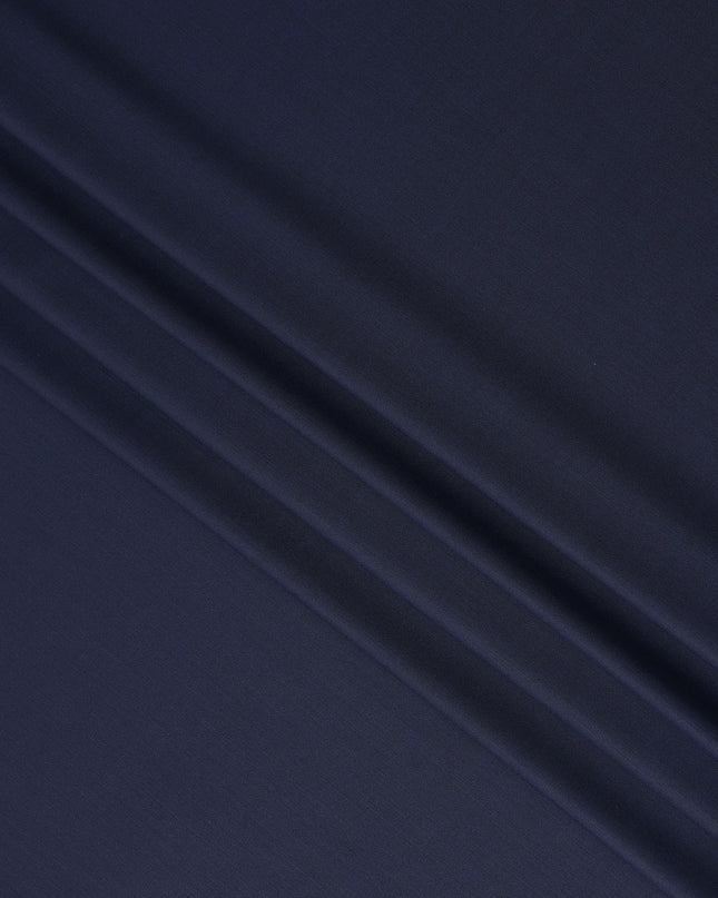 Navy Super 160s Wool Suiting Fabric