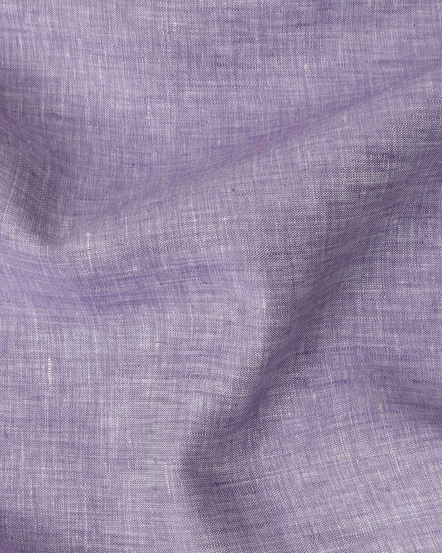 Soft Lavender Pure Linen 60 Lea Fabric 150cm