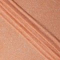 Peach Beige Silk Georgette Sequin Fabric 110cm