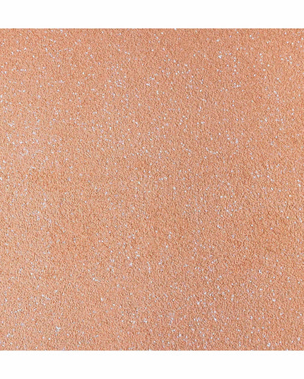 Peach Beige Silk Georgette Sequin Fabric 110cm