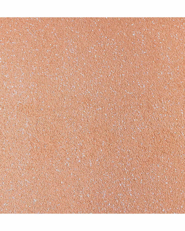 Peach Beige Silk Georgette Sequin Fabric 110cm