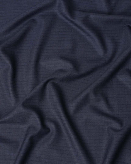 Blue English Wool Suiting 150cm | British