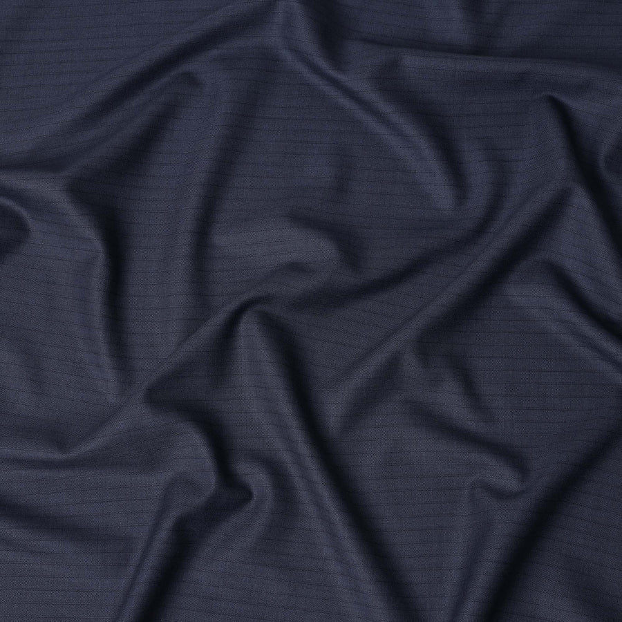 Blue English Wool Suiting 150cm | British