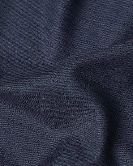 Blue English Wool Suiting 150cm | British