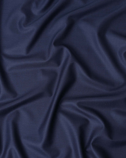 Blue English Wool Suiting 150cm | British