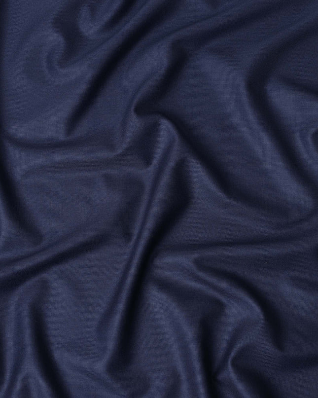 Blue English Wool Suiting 150cm | British