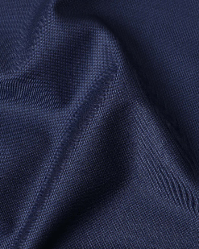 Blue English Wool Suiting 150cm | British
