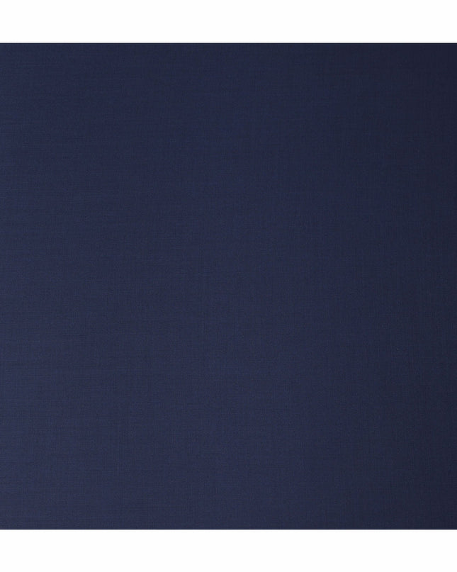 Blue English Wool Suiting 150cm | British