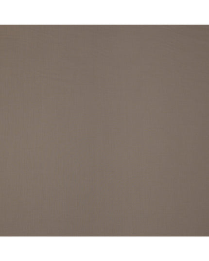 Brown Premium Super 160's English Wool & Cashmere Suiting Fabric, Width 150 Cms, Made in United Kingdom-D25019