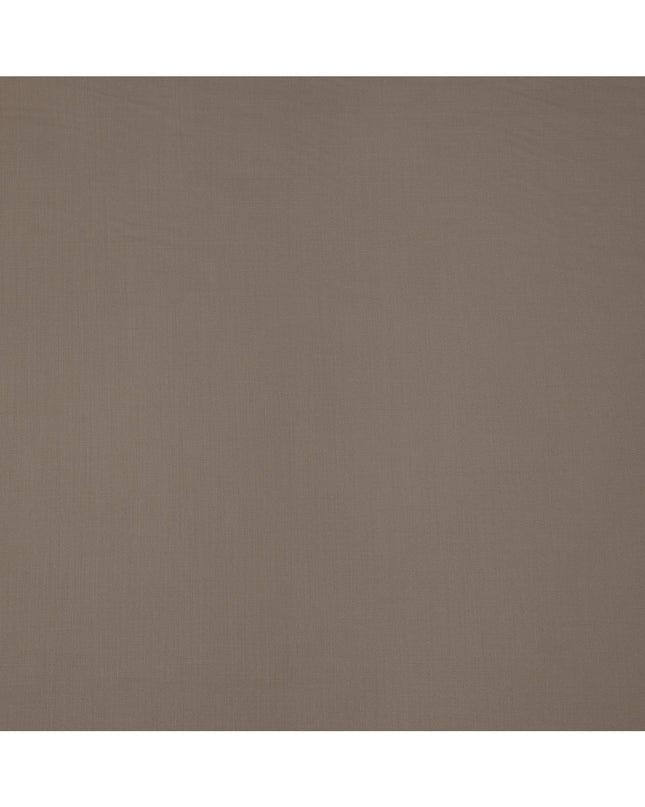 Brown Premium Super 160's English Wool & Cashmere Suiting Fabric, Width 150 Cms, Made in United Kingdom-D25019