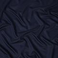 Navy Blue Premium Super 130's English Wool & Cashmere Suiting Fabric, Width 150 Cms, Made in United Kingdom-D25017
