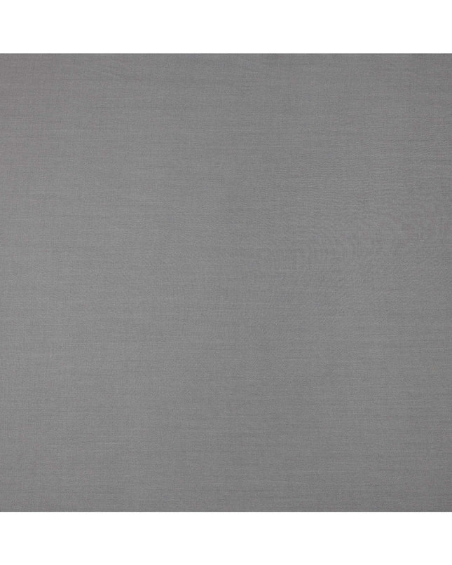 Light Grey Premium Super 160's English Wool & Cashmere Suiting Fabric, Width 150 Cms, Made in United Kingdom-D25023