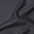 Charcoal Premium Super 160's English Wool & Cashmere Suiting Fabric, Width 150 Cms, Made in United Kingdom-D25022