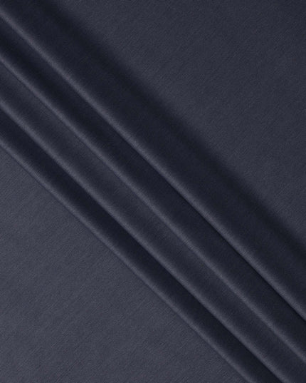 Navy Premium Super 160's English Wool & Cashmere Suiting Fabric, Width 150 Cms, Made in United Kingdom-D25020