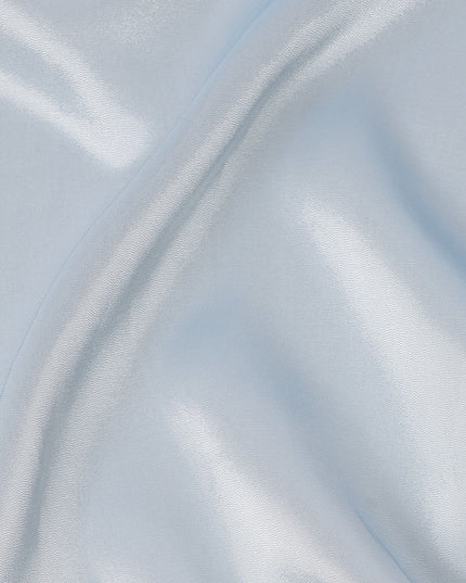 Ice Blue Premium French Silk Lame Fabric, 110 Cms, France-D25124