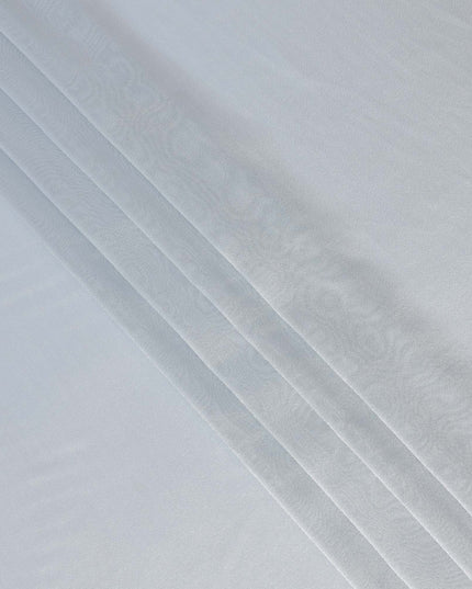 Ice Blue Premium French Silk Lame Fabric, 110 Cms, France-D25124