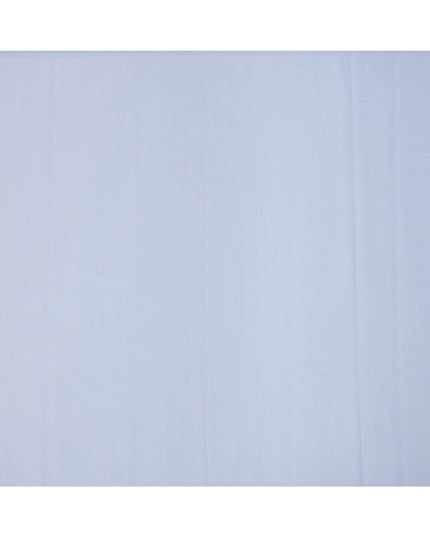Light Blue Herringbone Weave Premium 100% Swiss Cotton Shirting Fabric, 150 Cms, Switzerland-D24692