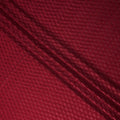 Red Geometric Cotton Silk Embroidery Fabric 140cm