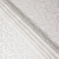 White Floral Cotton Silk Embroidery Fabric 140cm