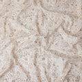 Beige Paisley Cotton Silk Embroidery Fabric 140cm