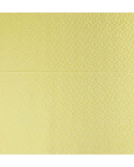 Yellow Self Design Viscose Fabric 140cm