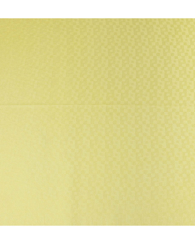 Yellow Self Design Viscose Fabric 140cm