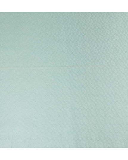 Green Self Design Viscose Fabric 140cm