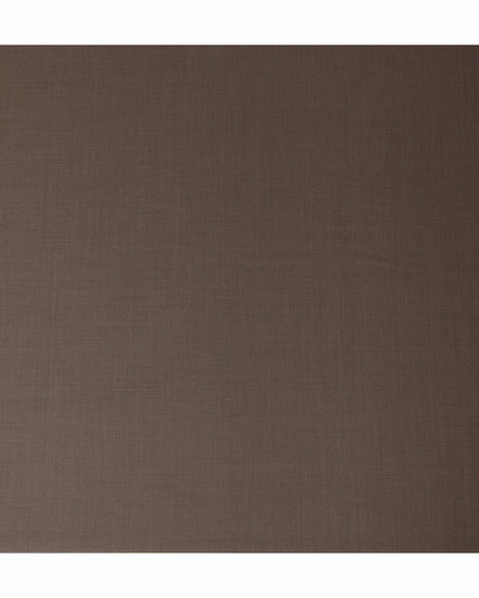 Super 150 Brown Italian Wool Suiting Fabric 150cm