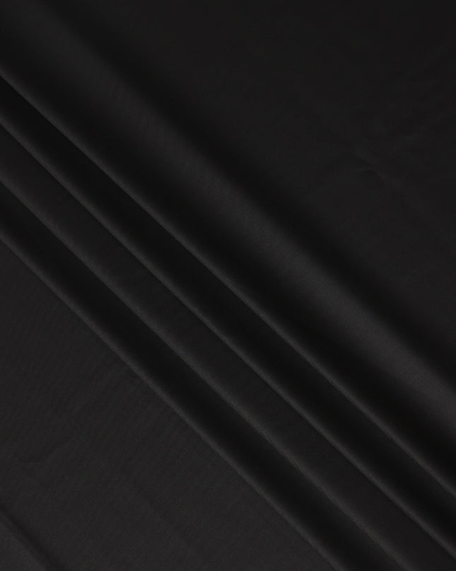 Pinstripe Black Australian Wool Suiting Piece 150cm | Regal 