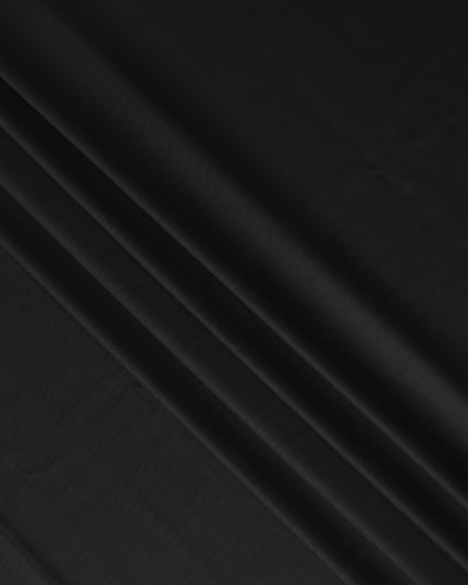 Super 150 Black Italian Wool Suiting Fabric 150cm