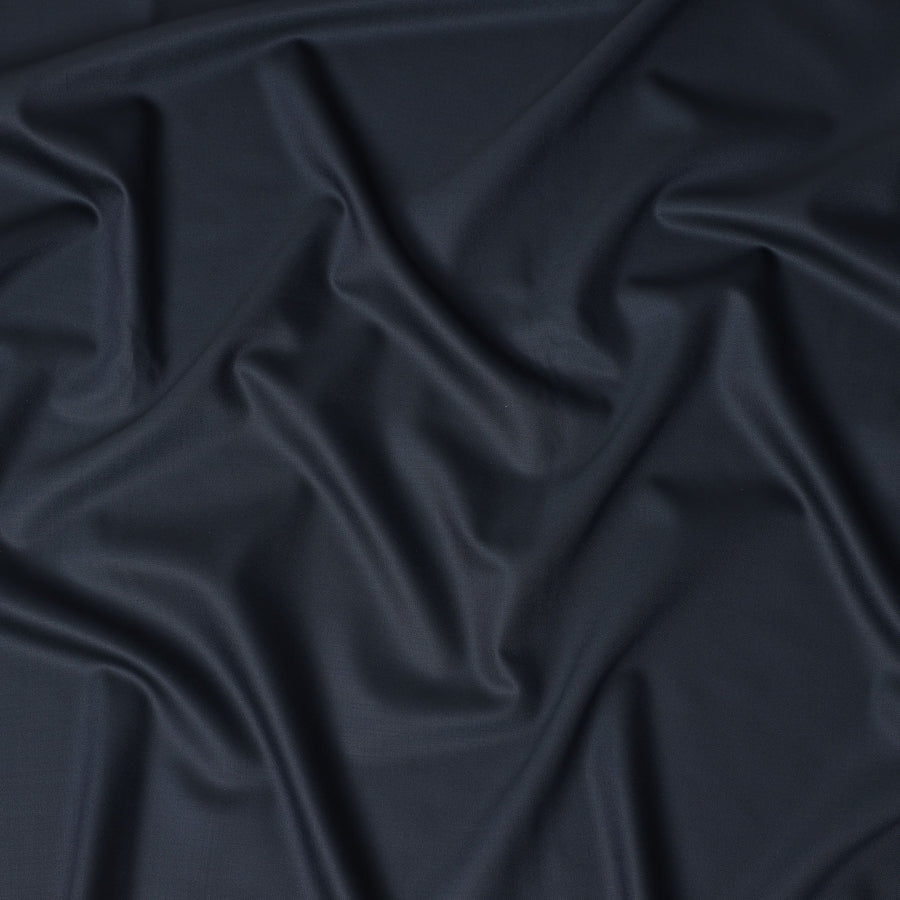 Super 150 Navy Italian Wool Suiting Fabric 150cm