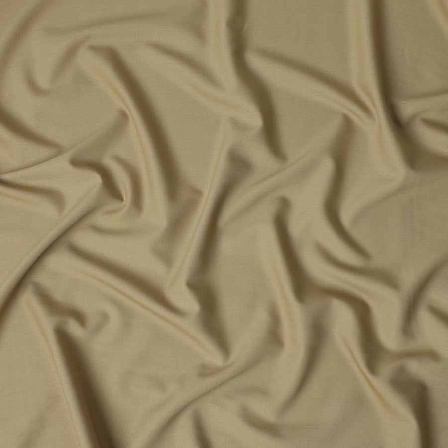 Beige Super 120s Wool Suiting Fabric