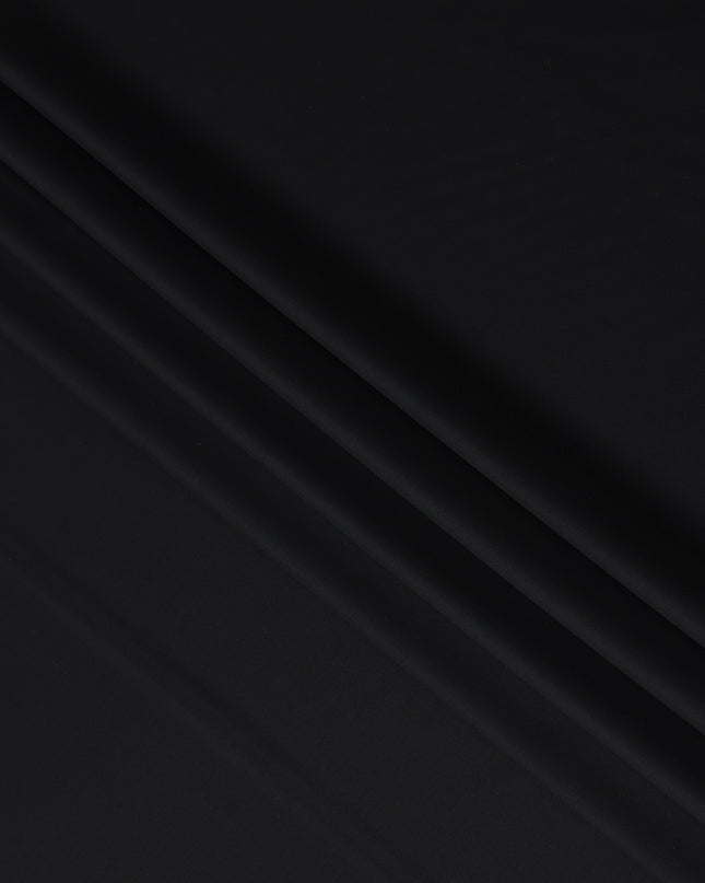 Jet Black Merino Wool Suiting Piece 150cm | Regal Fabrics