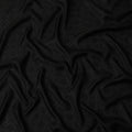 Jet Black Self-Textured Silk Crepe Fabric with Subtle Geometric Motifs and Smooth Glossy Finish, 110 Cms Width, Made in China-D25886