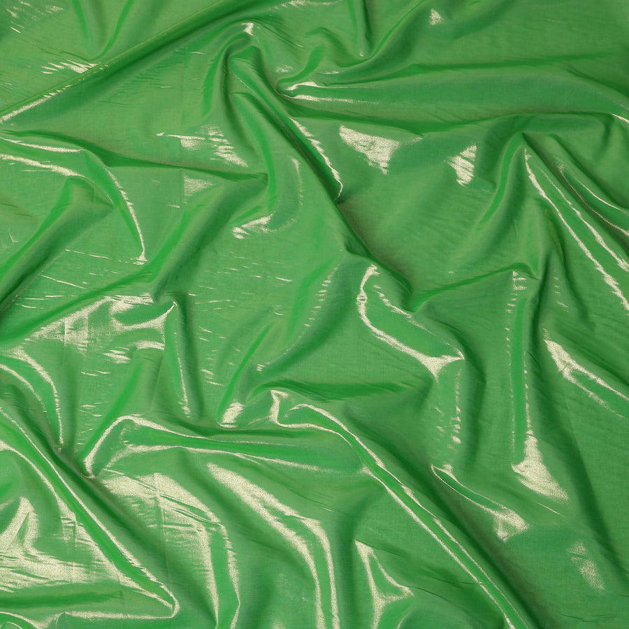 Green Cotton Voile Tissue Fabric 140cm India
