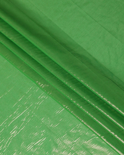 Green Cotton Voile Tissue Fabric 140cm India