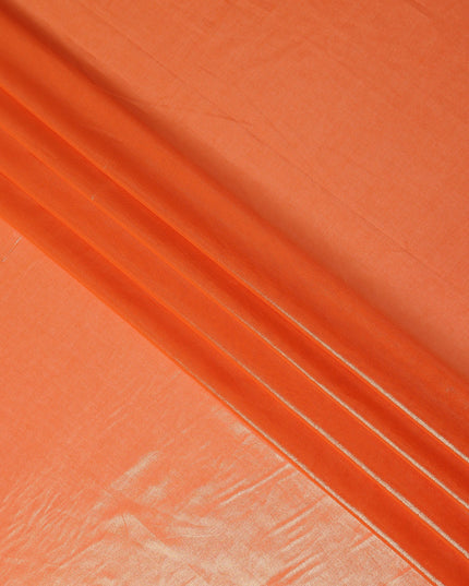 Orange Cotton Voile Tissue Fabric 140cm India