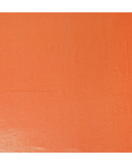 Orange Cotton Voile Tissue Fabric 140cm India
