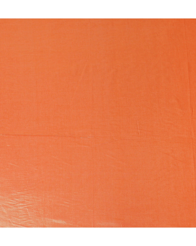 Orange Cotton Voile Tissue Fabric 140cm India