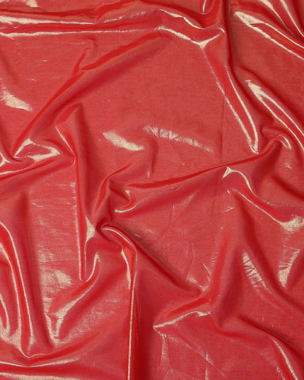 Red Cotton Voile Tissue Fabric 140cm India