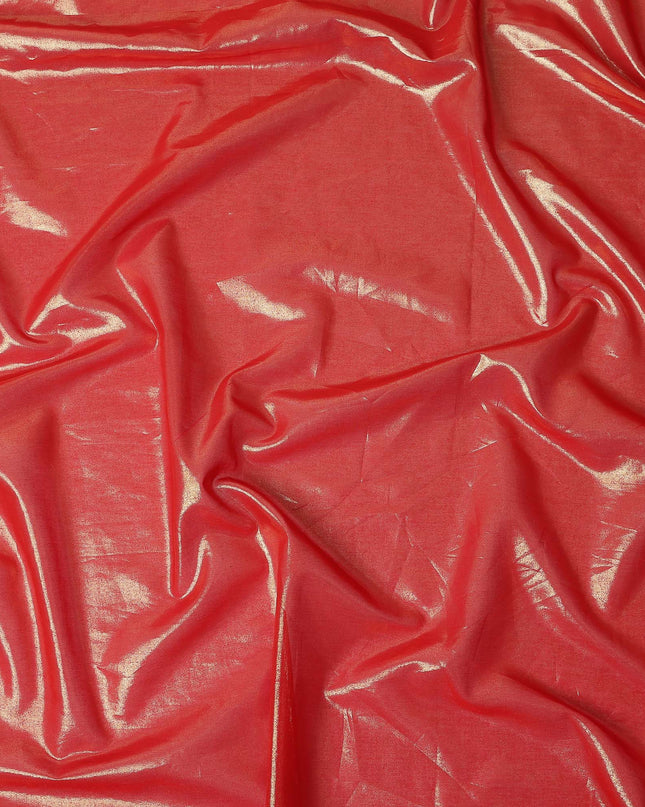 Red Cotton Voile Tissue Fabric 140cm India
