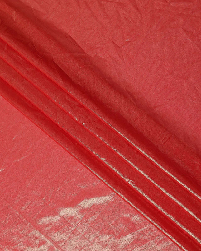 Red Cotton Voile Tissue Fabric 140cm India