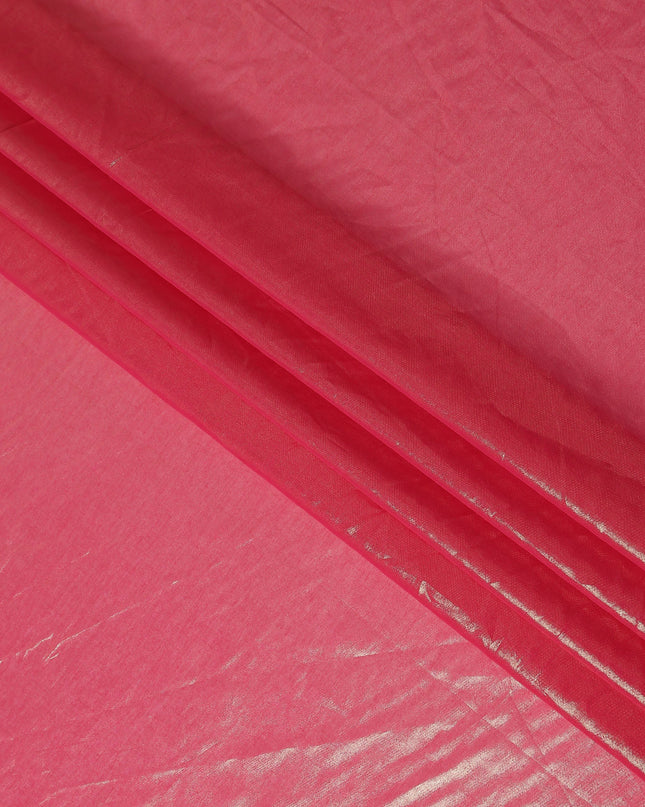 Pink Cotton Voile Tissue Fabric 140cm India